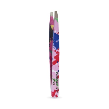 Jacks Beauty Пинцет для бровей Classic, прямой, цветной, 10 см купить
