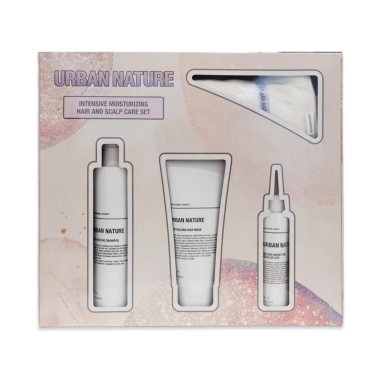 Urban Nature Набор для ухода за волосами и кожей головы Интенсивное увлажнение Intensive Moisturizing Hair and Scalp Care Set купить