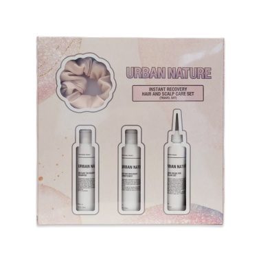 Urban Nature Набор для ухода за волосами и кожей головы Мгновенное восстановление Instant Recovery Hair and Scalp Care Set Travel купить