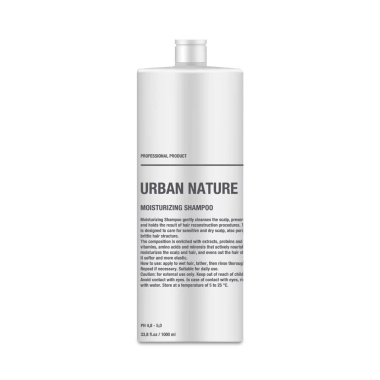 Urban Nature Шaмпунь увлажняющий для нормальной кожи головы Moisturizing Shampoo, 1000 мл купить