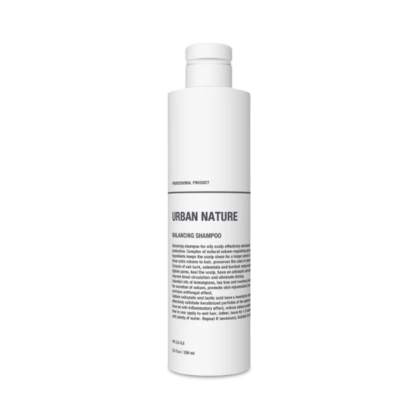Urban Nature Шампунь балансирующий для жирной кожи головы Balancing Shampoo, 250 мл купить