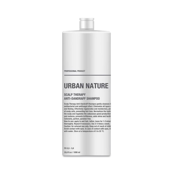 Urban Nature Шампунь против перхоти с терапевтическим эффектом Scalp Therapy Anti-Dandruff Shampoo, 1000 мл купить