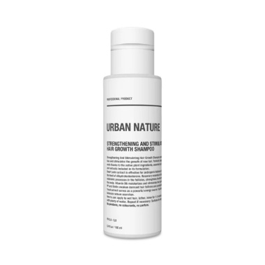 Urban Nature Шампунь укрепляющий и стимулирующий рост волос Strenthening and Stimulating Hair Grow Shampoo, 100 мл купить