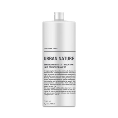 Urban Nature Шампунь укрепляющий и стимулирующий рост волос Strenthening and Stimulating Hair Grow Shampoo, 1000 мл купить