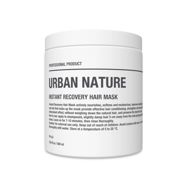 Urban Nature Маска для волос Мгновенное восстановление Instant Recovery Hair Mask, 500 мл купить