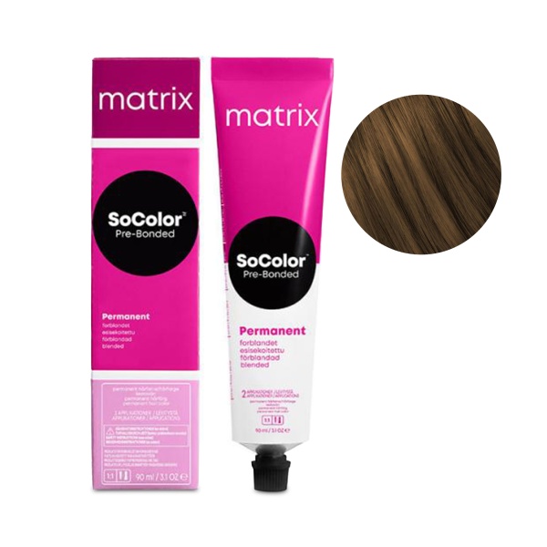 Маtrix Крем-краска для волос SоCоlоr Рrе-Воndеd, 8N светлый блондин, 90 мл купить