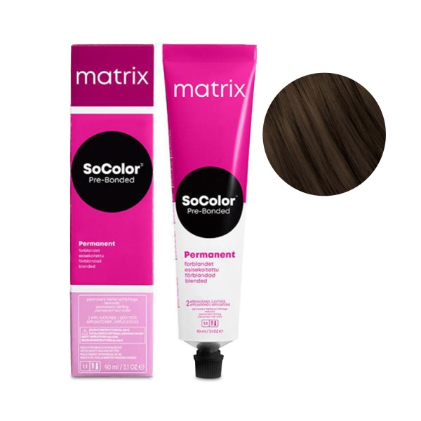 Маtrix Крем-краска для волос SоCоlоr Рrе-Воndеd, 6NW натуральный теплый темный блондин, 90 мл купить
