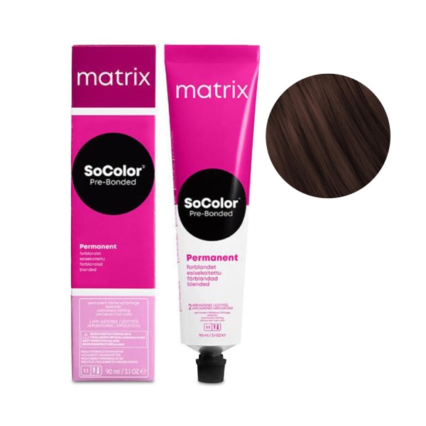 Маtrix Крем-краска для волос SоCоlоr Рrе-Воndеd, 6NV темный блондин натуральный перламутровый, 90 мл купить