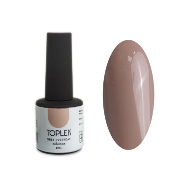 Topless Гель-лак Grey Everyday, 02, 8 мл купить