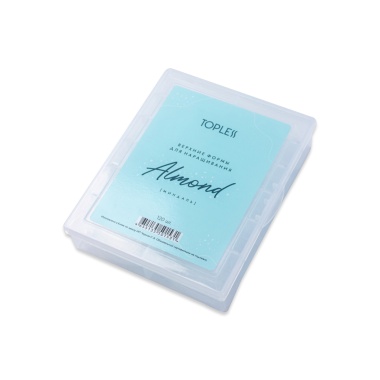Topless Формы верхние для наращивания Almond, миндаль, 120 шт купить