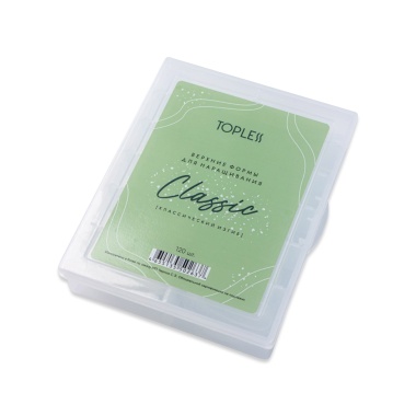Topless Формы верхние для наращивания Classic, классический изгиб, 120 шт купить