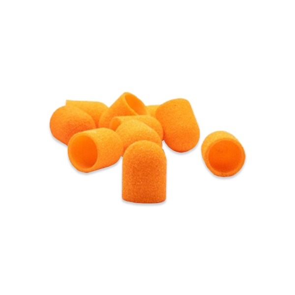 Topless Колпачок абразивный, 120 грит, Оранжевый, 13 мм, 10 шт купить