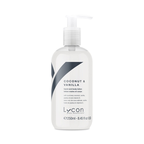 Lycon Лосьон для рук и тела Hand & Body Lotion, кокос и ваниль Coconut & Vanilla, 250 мл купить