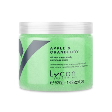 Lycon Скраб для тела Sugar Scrub, яблоко и клюква Apple & Cranberry, 520 гр купить