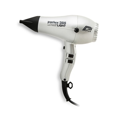 Parlux Фен 385 Power Light, 2150 Вт, серебро, 2 насадки купить