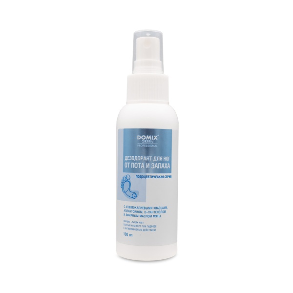Domix Green Professional Дезодорант для ног от пота и запаха, 100 мл купить