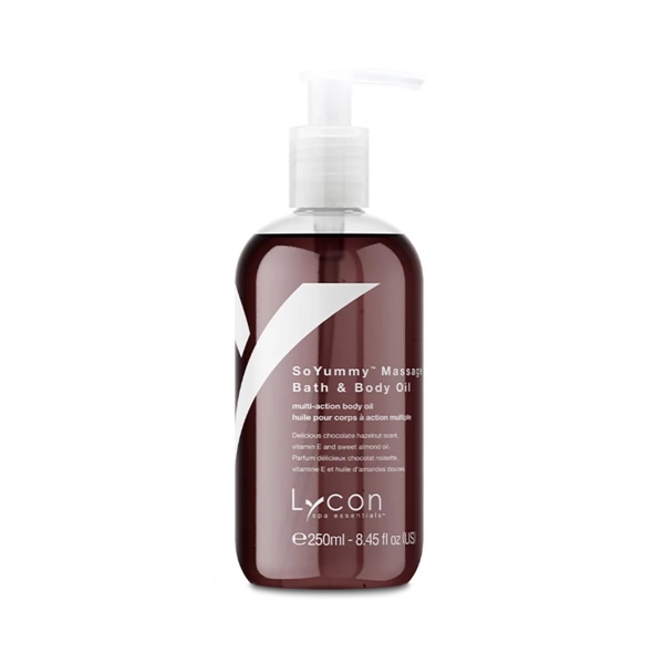 Lycon Масло косметическое для ванны и массажа Massage & Bath Oil, с какао и миндалем SoYummy, 250 мл купить