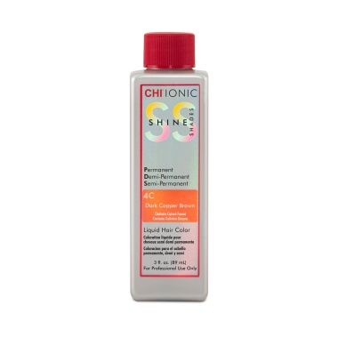 CHI Жидкая краска Ionic Shine Shades Liquid Color, 4C Темно медно-коричневый, 89 мл купить
