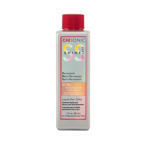 CHI Жидкая краска Ionic Shine Shades Liquid Color, 4CM Темный шоколадный мокко коричневый, 89 мл купить