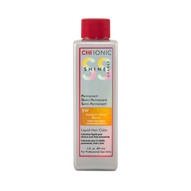 CHI Жидкая краска Ionic Shine Shades Liquid Color, 5W Средне тепло-коричневый, 89 мл купить