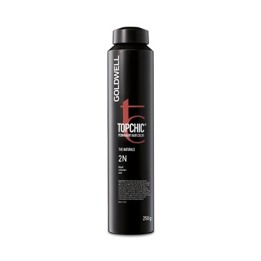 Goldwell Стойкая краска для волос Topchic, 2N черный натуральный, баллон, 250 мл купить