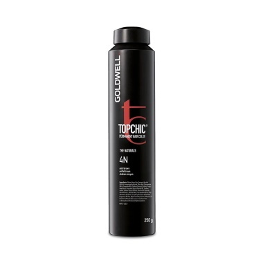 Goldwell Стойкая краска для волос Topchic, 4N средне-коричневый, баллон, 250 мл купить