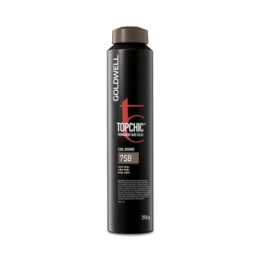 Goldwell Стойкая краска для волос Topchic, 7SB серебристо-бежевый, баллон, 250 мл купить