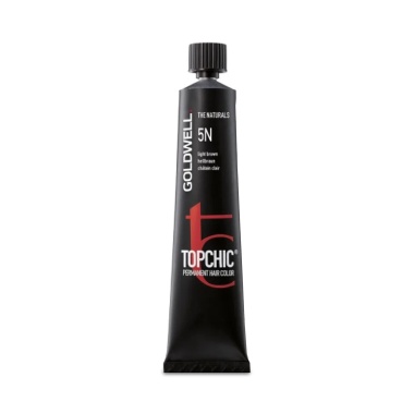 Goldwell Стойкая краска для волос Topchic, 5N светло-коричневый, тюбик, 60 мл купить