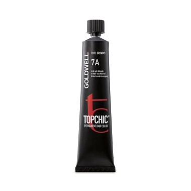 Goldwell Стойкая краска для волос Topchic, 7A пепельно-русый, тюбик, 60 мл купить