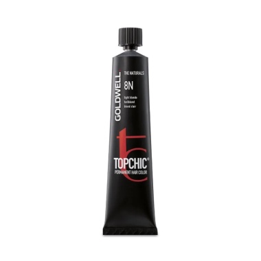 Goldwell Стойкая краска для волос Topchic, 8N светло-русый, тюбик, 60 мл купить