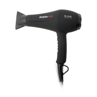 BaByliss Pro Фен SL Ionic Soft Touch, черный, 1800 Вт, ионизация, 1 насадка, черный купить