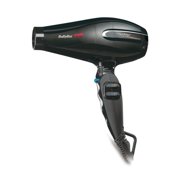 BaByliss Pro Фен Veneziano, 2200 Вт, ионизация, 2 насадки, черный купить