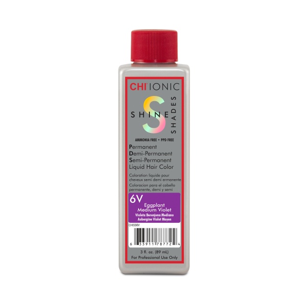 CHI Жидкая краска Ionic Shine Shades Liquid Color, 6V Баклажановый средне-фиолетовый, 89 мл купить