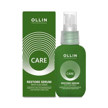 Ollin Professional Сыворотка восстанавливающая с экстрактом семян льна Care Restore Serum with Flax Seeds, 50 мл купить