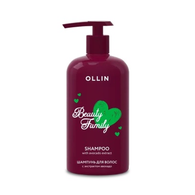 Ollin ProfessionalШампунь для волос с экстрактом авокадо Beauty Family, 500 мл купить