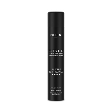 Ollin Professional Лак для волос ультрасильной фиксации без отдушки Style, 400 мл купить