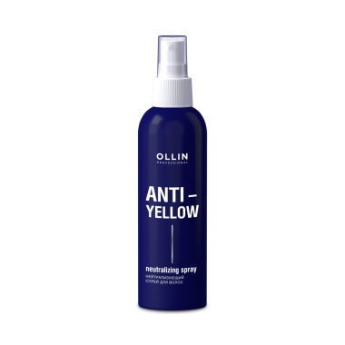 Ollin Professional Нейтрализующий спрей для волос Anti-Yellow, 150 мл купить
