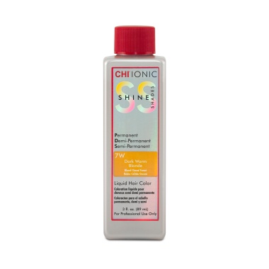 CHI Жидкая краска Ionic Shine Shades Liquid Color, 7W Темный теплый блондин, 89 мл купить