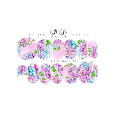 Ibdi Nails Слайдер-дизайн на прозрачной пленке, №367 купить