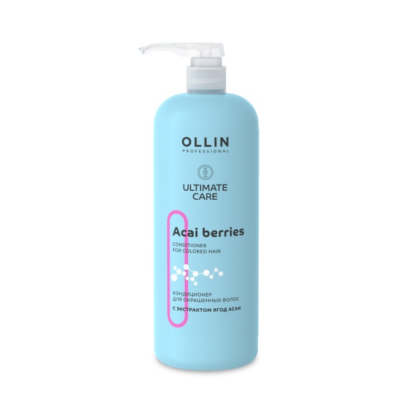 Ollin Professional Кондиционер для окрашенных волос с экстрактом ягод асаи Ultimate Care, 1000 мл купить