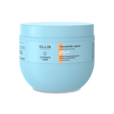 Ollin Professional Восстанавливающая маска для волос с церамидами Ultimate Care, 500 мл купить