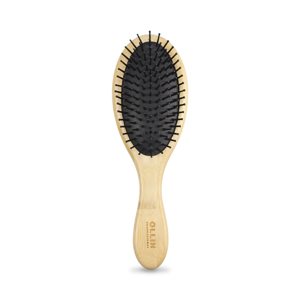 Ollin Professional Щётка массажная Bamboo, овальная, нейлоновые штифты купить