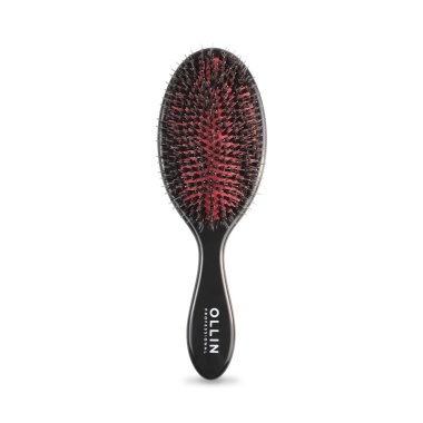 Ollin Professional Щётка массажная Elegant, 15 рядов, комбинированная щетина, большая купить