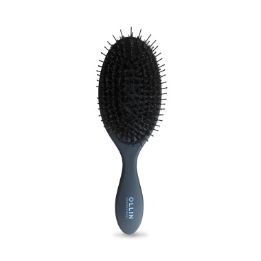 Ollin Professional Щётка массажная Shine, овал, комбинированная щетина купить