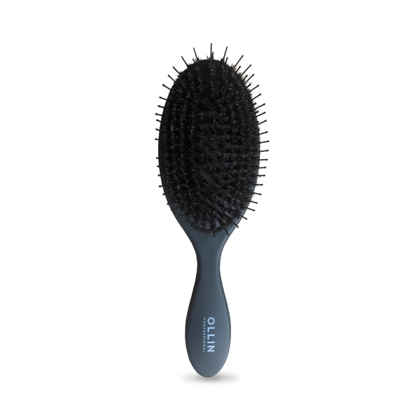 Ollin Professional Щётка массажная Shine, овал, комбинированная щетина купить