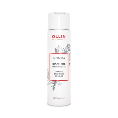 Ollin Professional Шампунь для окрашенных волос яркость цвета Bionika, 250 мл купить