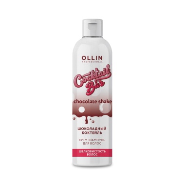Ollin Professional Крем-шампунь шоколадный коктейль Шелковистость волос Cocktail Bar, 400 мл купить