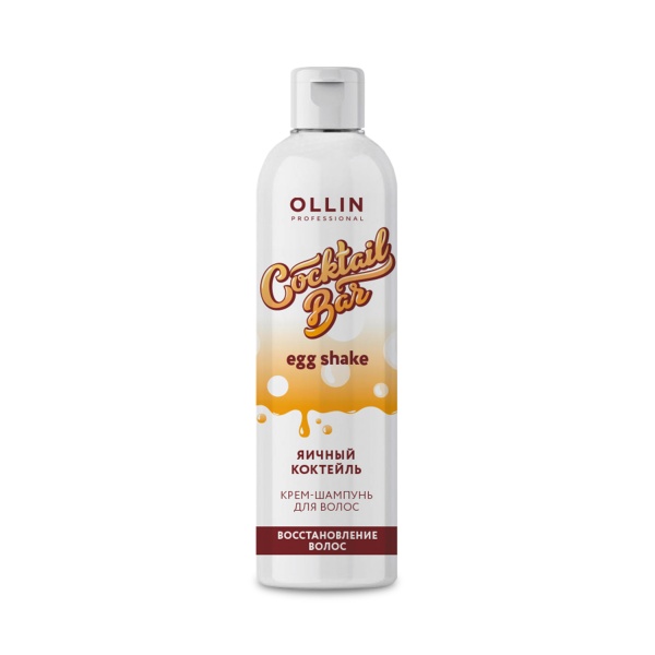 Ollin Professional Крем-шампунь яичный коктейль восстановление волос Cocktail Bar, 400 мл купить