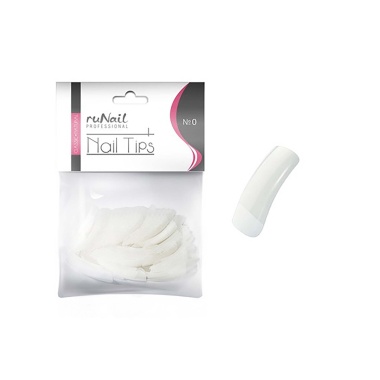 Runail Типсы классические, №0 натуральные, 50 шт купить