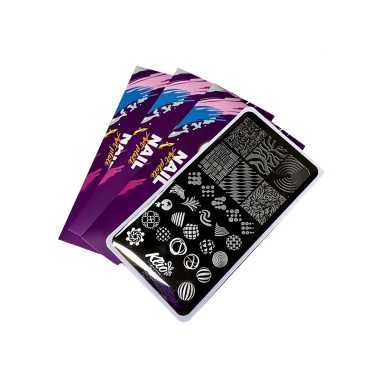 Klio professional Пластина для стемпинга, S-023, маленькая купить